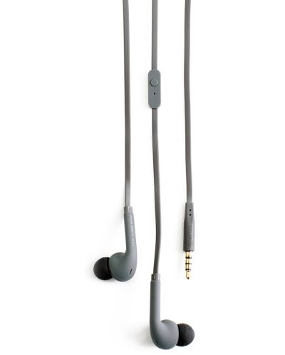 Ακουστικά με μικρόφωνο Boompods - Bassline, γκρι - 1