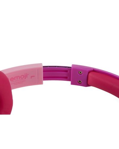 Παιδικά ακουστικά με μικρόφωνο Emoji - Flip n Switch, ροζ/μωβ - 5
