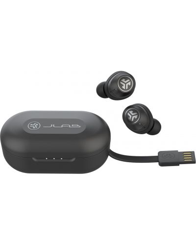 Ακουστικά με μικρόφωνο JLab - JBuds Air ANC, TWS, μαύρα - 3