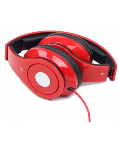 Ακουστικά με Μικρόφωνο  Gembird - MHS-DTW-R, Κόκκινο/Μαύρο - 7