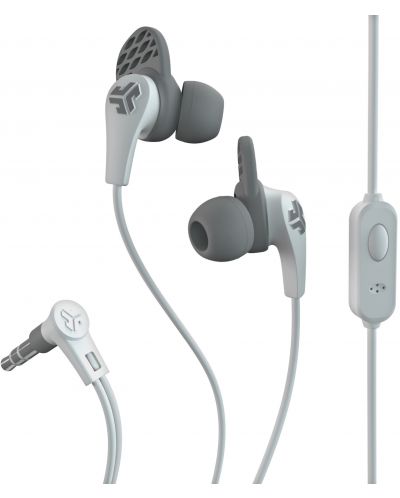 Ακουστικά με μικρόφωνο JLab - JBuds Pro Signature, λευκά/γκρι - 3
