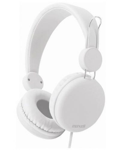 Ακουστικά με μικρόφωνο Maxell - HP Spectrum, λευκά - 1