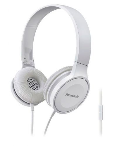 Ακουστικά με μικρόφωνο Panasonic RP-HF100ME-W - λευκά - 1