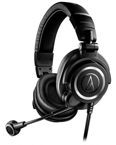 Ακουστικά με μικρόφωνο Audio-Technica - ATH-M50xSTS-USB, μαύρο - 1