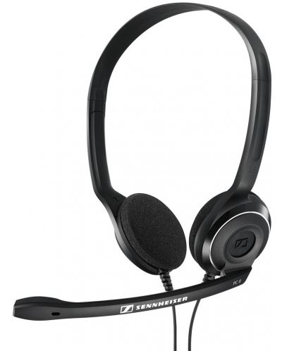 Ακουστικά με μικρόφωνο Sennheiser - PC 8 USB, μαύρα - 1
