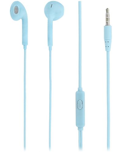 Ακουστικά με μικρόφωνο Tellur - Fly, μπλε - 1