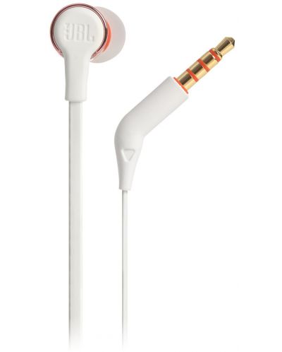 Ακουστικά με μικρόφωνο JBL - Tune 210, λευκό/ροζ - 1