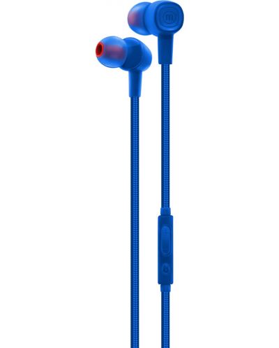 Ακουστικά με μικρόφωνο Maxell - SIN-8 Solid + Okinava, μπλε - 1