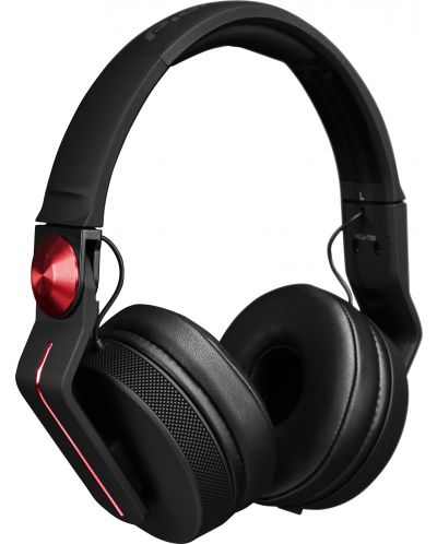 Ακουστικά Pioneer DJ - HDJ-700, μαύρο/κόκκινο - 1