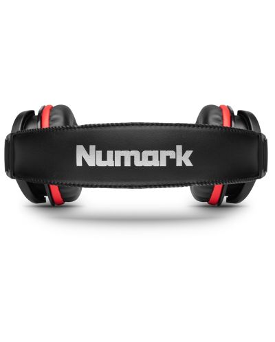 Ακουστικά Numark - HF175, DJ, μαύρα/κόκκινα - 5