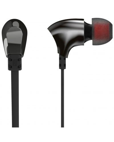 Ακουστικά Energy Sistem - Earphones 5 Ceramic, μαύρα - 3