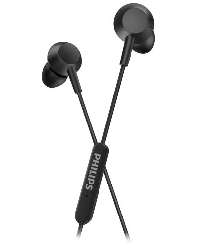 Ακουστικά με μικρόφωνο Philips - TAE5008BK/00, μαύρο - 2