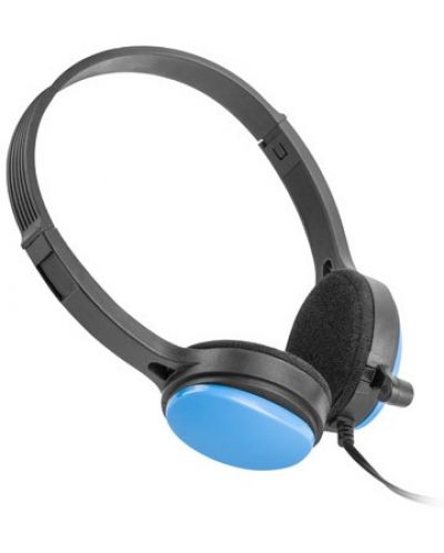 Ακουστικά με μικρόφωνο uGo - USL-1221, μαύρο/μπλε - 3