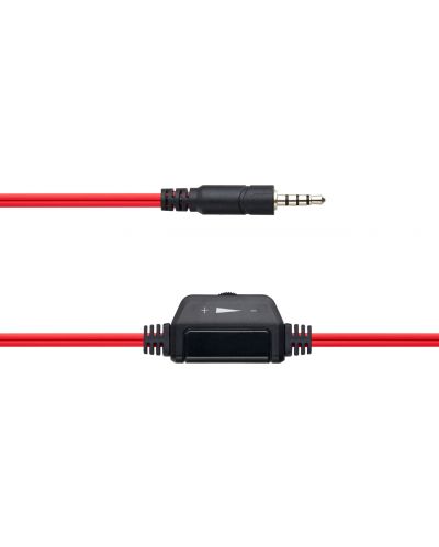 Ακουστικά με μικρόφωνο Canyon - HSC-1, κόκκινα - 5