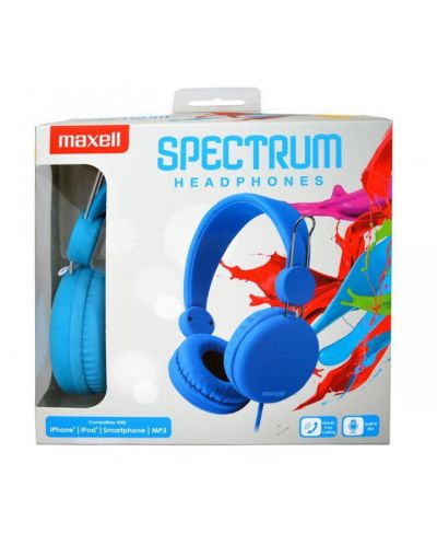 Ακουστικά με μικρόφωνο Maxell - HP Spectrum, μπλε - 2