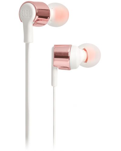 Ακουστικά με μικρόφωνο JBL - Tune 210, λευκό/ροζ - 2