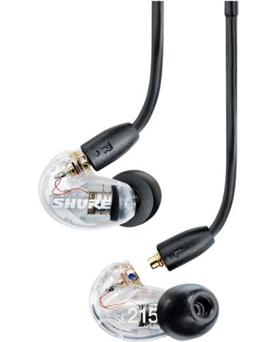 Ακουστικά με μικρόφωνο Shure - Aonic 215, διάφανα - 2