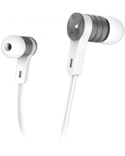 Ακουστικά με μικρόφωνο Hama - Έντονο, λευκό - 1