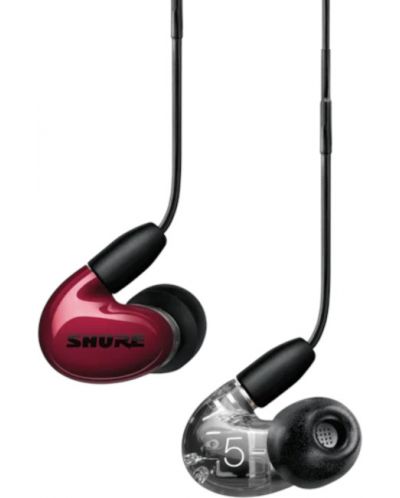Ακουστικά με μικρόφωνο Shure - Aonic 5, κόκκινα - 1