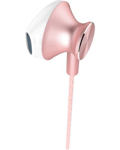 Ακουστικά με μικρόφωνο Yenkee - 305PK, ροζ - 3