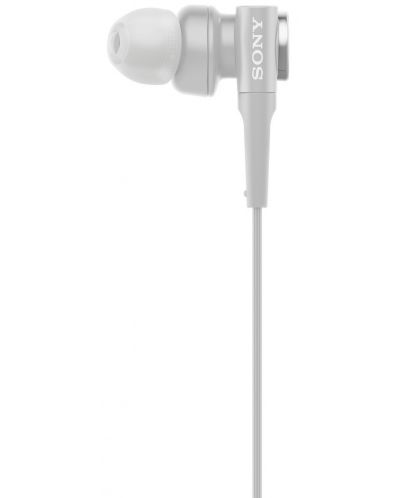 Ακουστικά με μικρόφωνο Sony - MDR-XB55AP, άσπρα - 2