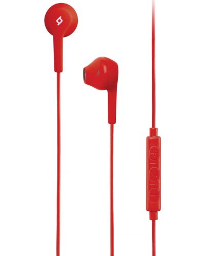 Ακουστικά με μικρόφωνο ttec - RIO In-Ear Headphones, κόκκινα - 1