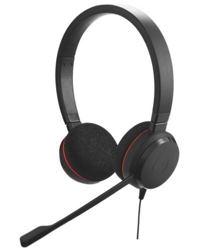 Ακουστικά με μικρόφωνο Jabra - EVOLVE 20 MS Stereo NC, μαύρα - 1