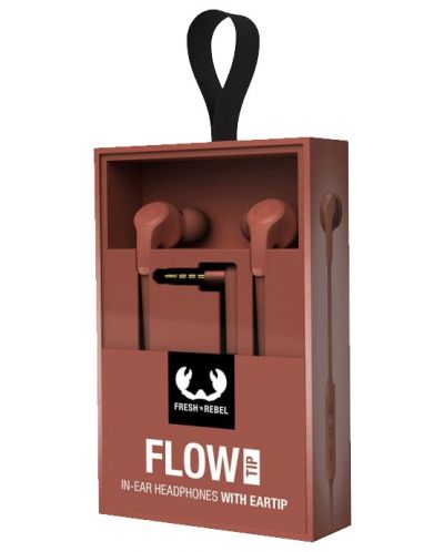 Ακουστικά με μικρόφωνο  Fresh N Rebel - Flow Tip, Safari Red - 3