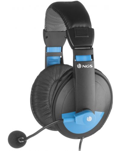 Ακουστικά με μικρόφωνο NGS - MSX9 PRO, μπλε - 4