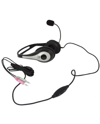 Ακουστικά με μικρόφωνο Ewent - EW3562, μαύρο/γκρι - 2