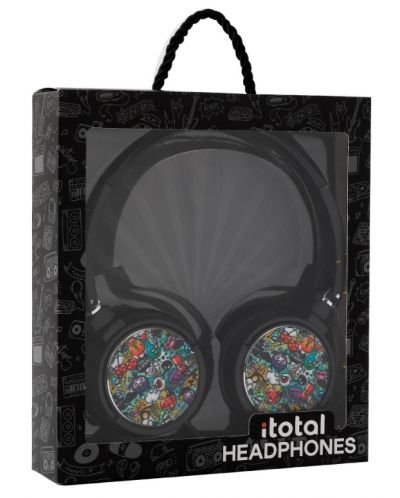 Ακουστικά i-Total - URBAN, μαύρα  - 2