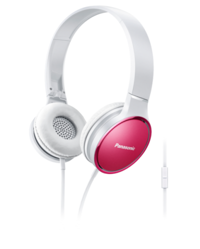 Ακουστικά με μικρόφωνο Panasonic RP-HF300ME-P - ροζ - 1