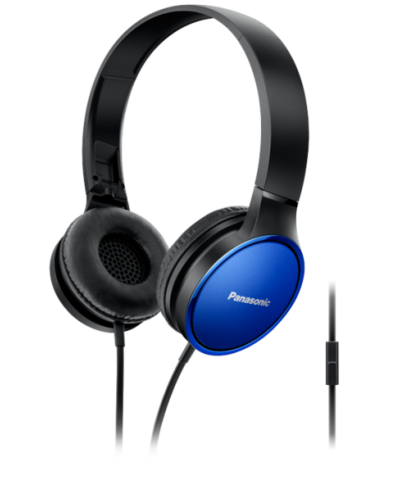 Ακουστικά με μικρόφωνο Panasonic RP-HF300ME-A - μπλε - 1