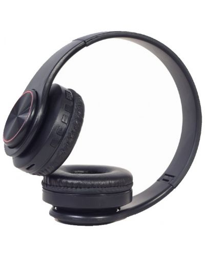 Ασύρματα ακουστικά με μικρόφωνο Gembird - BHP-LED-01,μαύρο - 5