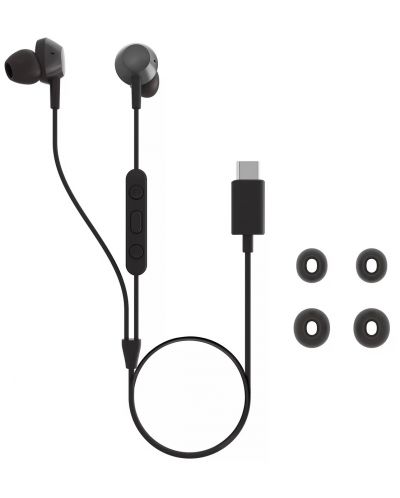 Ακουστικά με μικρόφωνο Philips - TAE5008BK/00, μαύρο - 4