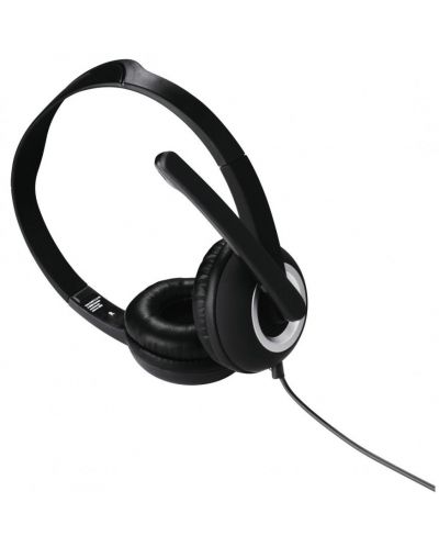 Ακουστικά με μικρόφωνο Hama - Essential HS 300, μαύρα - 2