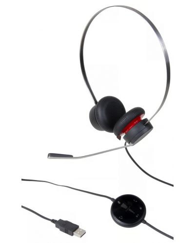 Ακουστικά με μικρόφωνο Avaya - AV L159, μαύρο - 2