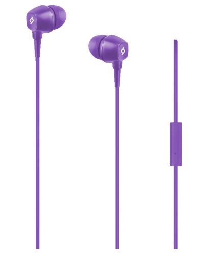 Ακουστικά με μικρόφωνο ttec - Pop In-Ear Headphones, μωβ - 1