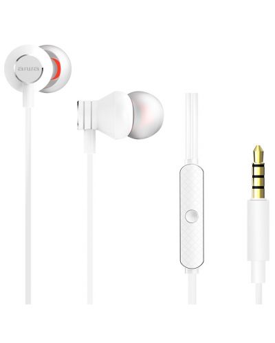 Ακουστικά με μικρόφωνο Aiwa - ESTM-50WT, λευκό - 1