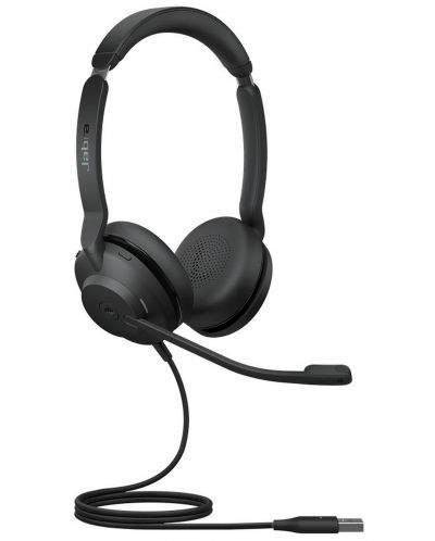 Ακουστικά με μικρόφωνο Jabra - Evolve2 30 UC Stereo USB, μαύρο - 1