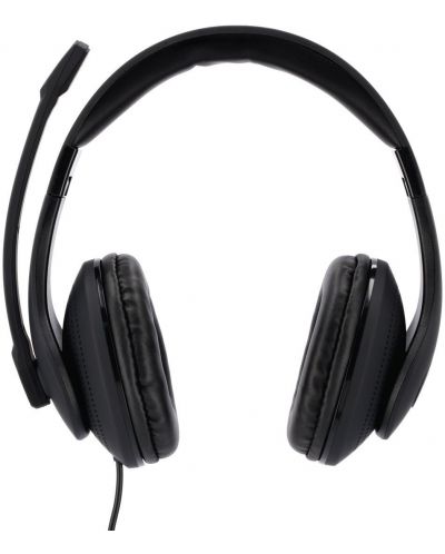 Ακουστικά με μικρόφωνο Hama - HS-USB300, μαύρα - 2