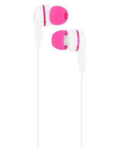 Ακουστικά με μικρόφωνο TNB - Livin Paris, ροζ/άσπρα - 1