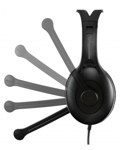 Ακουστικά με μικρόφωνο Edifier - K800 USB, μαύρα - 3