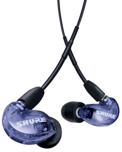Ακουστικά με μικρόφωνο Shure - SE215 Special Edition UNI, μωβ - 1