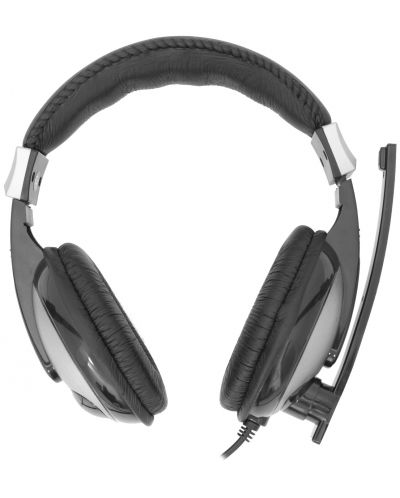 Ακουστικά με μικρόφωνο SBOX - HS-302, μαύρο/ασημί - 3