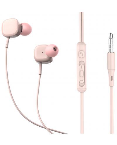 Ακουστικά με μικρόφωνο Tellur - Sigma, ροζ - 2
