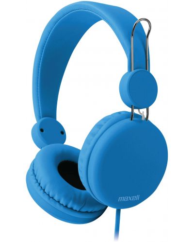 Ακουστικά με μικρόφωνο Maxell - HP Spectrum, μπλε - 1