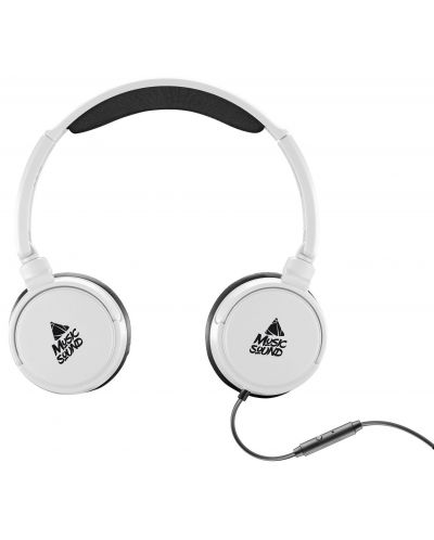 Ακουστικά με μικρόφωνο Cellularline - Music Sound 8863, άσπρα - 3