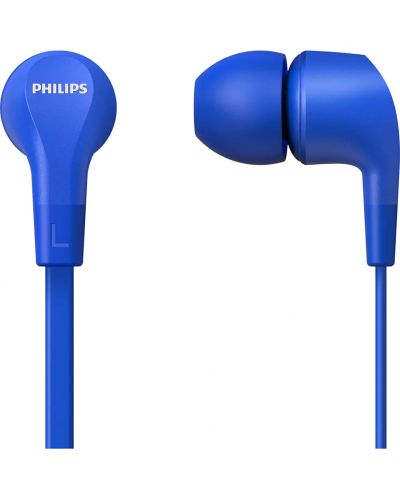Ακουστικά με μικρόφωνο Philips - TAE1105BL, μπλε - 2
