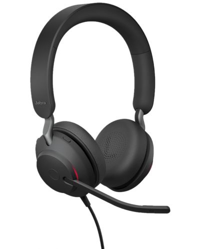 Ακουστικά με μικρόφωνο Jabra - Evolve2 40 SE UC, μαύρο - 1